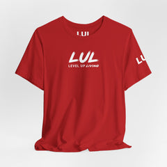 Level Up Living Tee — "Wake Up Lock In Level Up" Athletic Motivational T-Shirt