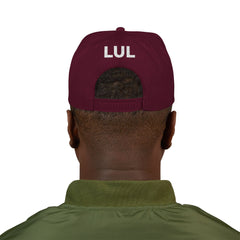 'Live Free' Distressed Flag Design - Embroidered Snapback Hat