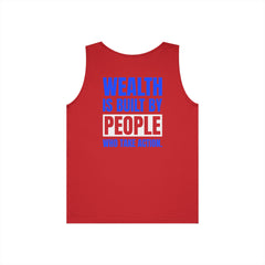 Level Up Living Tank — “Wealth Is Built By People Who Take Action” Entrepreneur Hustle Tank