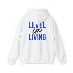 Level Up Living Hoodie — Motivational Pullover for Personal Growth