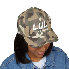 Embroidered 'LUL' Closed-Back Cap — Structured Baseball Hat with Front & Back Logo