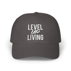 Camo "Level Up Living" Classic Dad Cap
