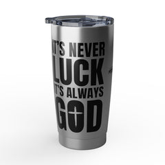 20oz Stainless Tumbler — "Vagabond" Inspirational Quote Travel Mug