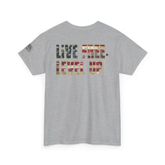 Live Free Level Up T-Shirt — Motivational Graphic Tee