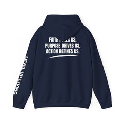 Faith Purpose Action Hoodie