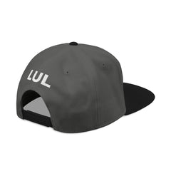 'Live Free' Distressed Flag Design - Embroidered Snapback Hat