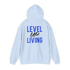 Level Up Living Hoodie — Motivational Pullover for Personal Growth