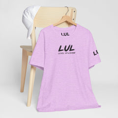 Level Up Living Tee — "Wake Up Lock In Level Up" Athletic Motivational T-Shirt