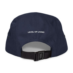 LUL "Level Up Living" Embroidered 5-Panel Cap — Casual Streetwear Dad Hat