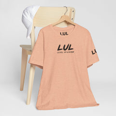 Level Up Living Tee — "Wake Up Lock In Level Up" Athletic Motivational T-Shirt