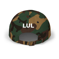 Camo "Level Up Living" Classic Dad Cap