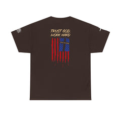 Patriotic "Trust God, Work Hard" T-Shirt