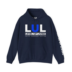 Level Up Living Hoodie — "WEALTH IS BUILT BY PEOPLE WHO TAKE ACTION" Entrepreneur Sweatshirt