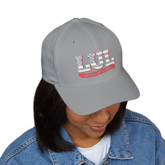 Level Up Living Embroidered Cap — LUL Patriotic Structured Hat