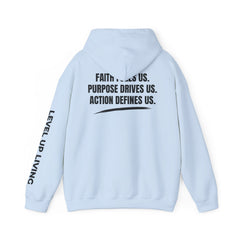 Faith Purpose Action Hoodie