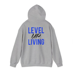 Level Up Living Hoodie — Motivational Pullover for Personal Growth