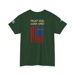Patriotic "Trust God, Work Hard" T-Shirt