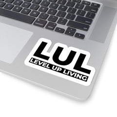 Sticker — LUL ‘Level Up Living’ Bold Logo Kiss-Cut Sticker