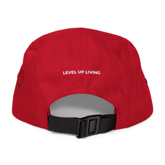 LUL "Level Up Living" Embroidered 5-Panel Cap — Casual Streetwear Dad Hat