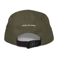 LUL "Level Up Living" Embroidered 5-Panel Cap — Casual Streetwear Dad Hat
