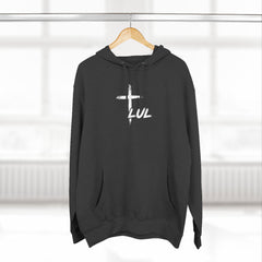 Hoodie – "It's Never Luck, It's Always God" Inspirational Graphic Hoodie