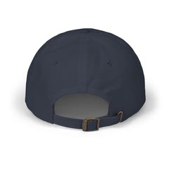 Level Up Living Dad Cap — Vintage American Flag Script Hat