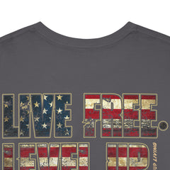 Live Free Level Up T-Shirt — Motivational Graphic Tee