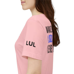 Level Up Living Tee — "Wake Up Lock In Level Up" Athletic Motivational T-Shirt