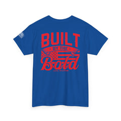 Built by the Bold T‑Shirt — Patriotic Classic Truck Graphic Tee