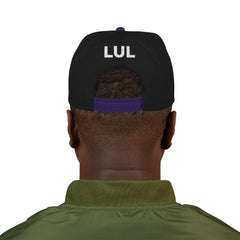 'Live Free' Distressed Flag Design - Embroidered Snapback Hat
