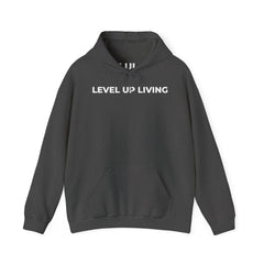 Level Up Living Hoodie — Motivational Pullover for Personal Growth