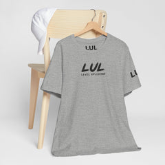 Level Up Living Tee — "Wake Up Lock In Level Up" Athletic Motivational T-Shirt