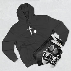 Hoodie – "It's Never Luck, It's Always God" Inspirational Graphic Hoodie