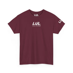 Level Up Living T-Shirt — Motivational Graphic Tee