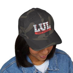 Level Up Living Embroidered Cap — LUL Patriotic Structured Hat