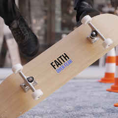 Faith Over Fear Sticker — Die-Cut Transparent Outdoor Decal
