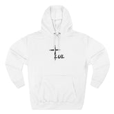 Hoodie – "It's Never Luck, It's Always God" Inspirational Graphic Hoodie