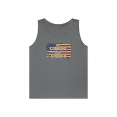Tank Top — Distressed American Flag "Freedom Forever" Patriotic Tank