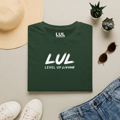 Motivational T-Shirt — “Level Up / Income Reflects Discipline” Inspirational Tee