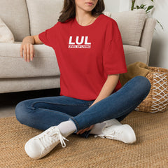 LUL "Level Up Living" Tee — Motivational Minimalist Graphic T-Shirt