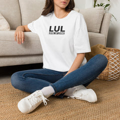 LUL "Level Up Living" Tee — Motivational Minimalist Graphic T-Shirt