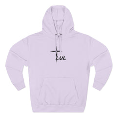 Hoodie – "It's Never Luck, It's Always God" Inspirational Graphic Hoodie