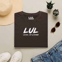 Level Up Living T‑Shirt — "Average Is a Choice" Motivational Tee