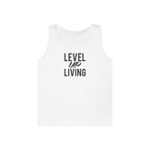 Level Up Living Tank Top — “Your Income Reflects Your Discipline” Motivational Fitness Tank