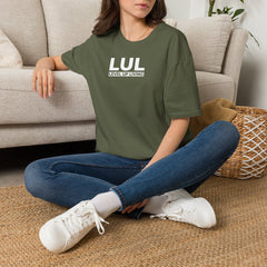 LUL "Level Up Living" Tee — Motivational Minimalist Graphic T-Shirt