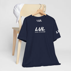 Level Up Living Tee — "Wake Up Lock In Level Up" Athletic Motivational T-Shirt