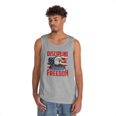 Discipline Create Freedom - Heavy Cotton Tank Top