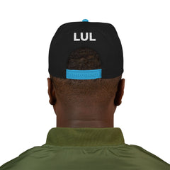 'Live Free' Distressed Flag Design - Embroidered Snapback Hat