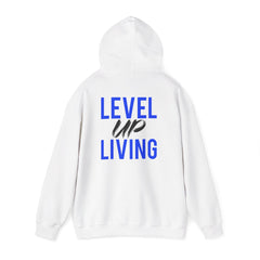 Level Up Living Hoodie — Motivational Pullover for Personal Growth