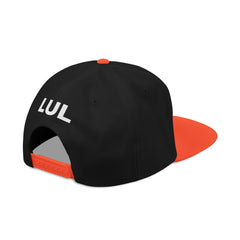 'Live Free' Distressed Flag Design - Embroidered Snapback Hat
